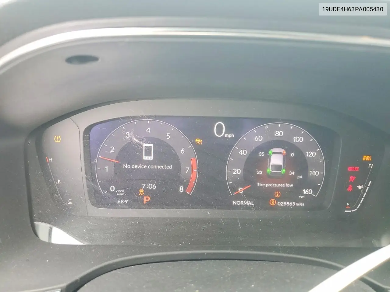 2023 Acura Integra A-Spec Tech VIN: 19UDE4H63PA005430 Lot: 59234496