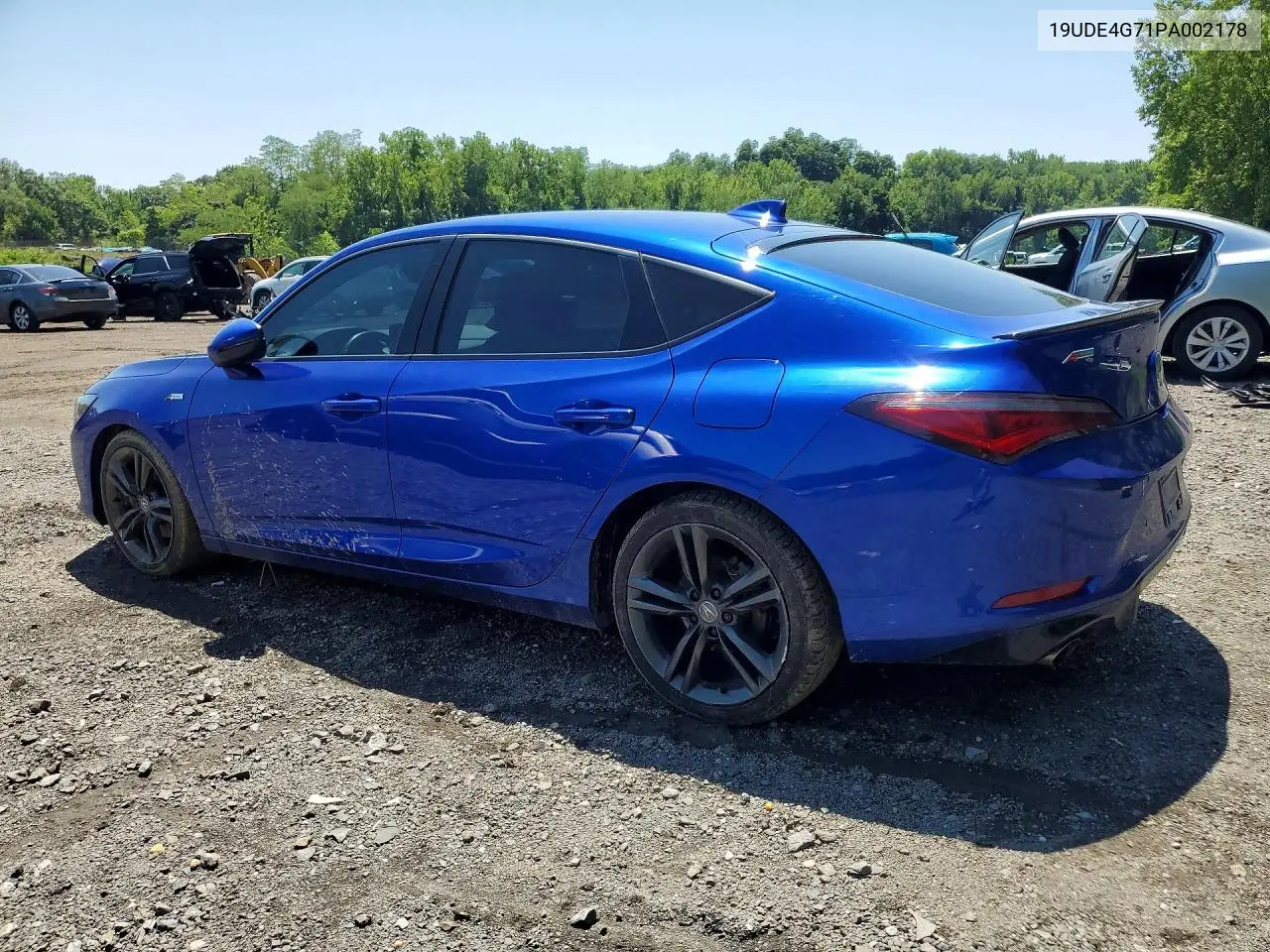 2023 Acura Integra A-Spec Tech VIN: 19UDE4G71PA002178 Lot: 60305126