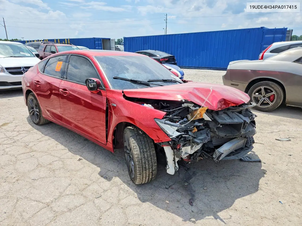2023 Acura Integra A-Spec VIN: 19UDE4H34PA017415 Lot: 61552316