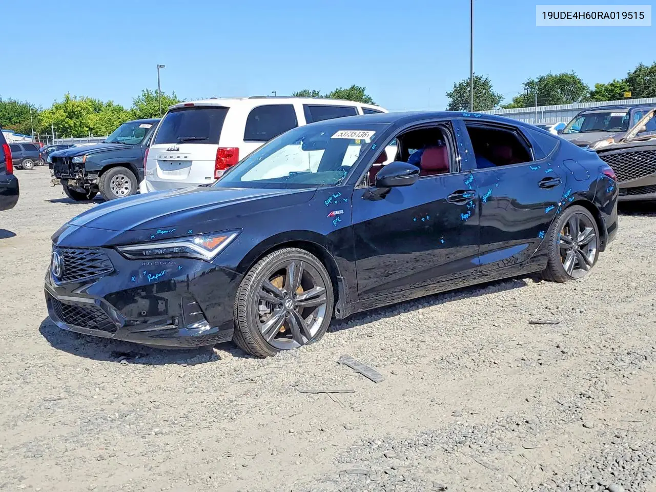 2024 Acura Integra A-Spec Tech VIN: 19UDE4H60RA019515 Lot: 53735136