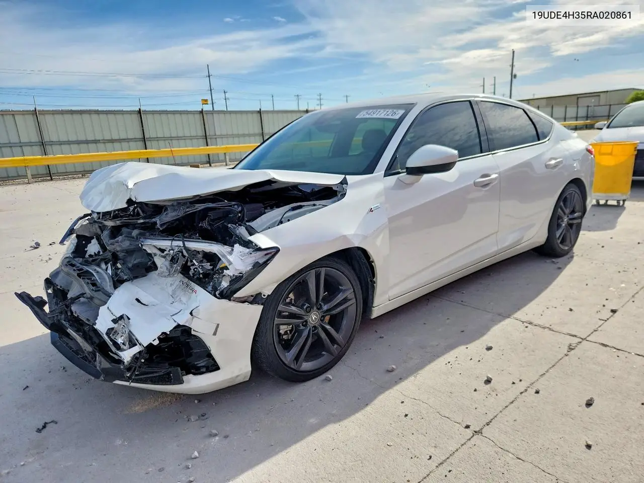 2024 Acura Integra A-Spec VIN: 19UDE4H35RA020861 Lot: 54917126