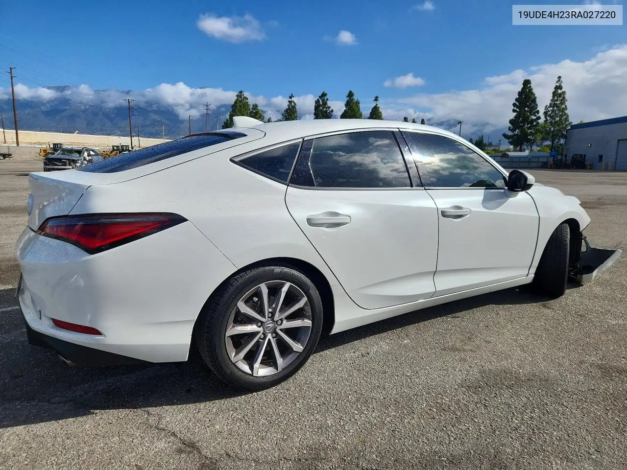 2024 Acura Integra VIN: 19UDE4H23RA027220 Lot: 55286896