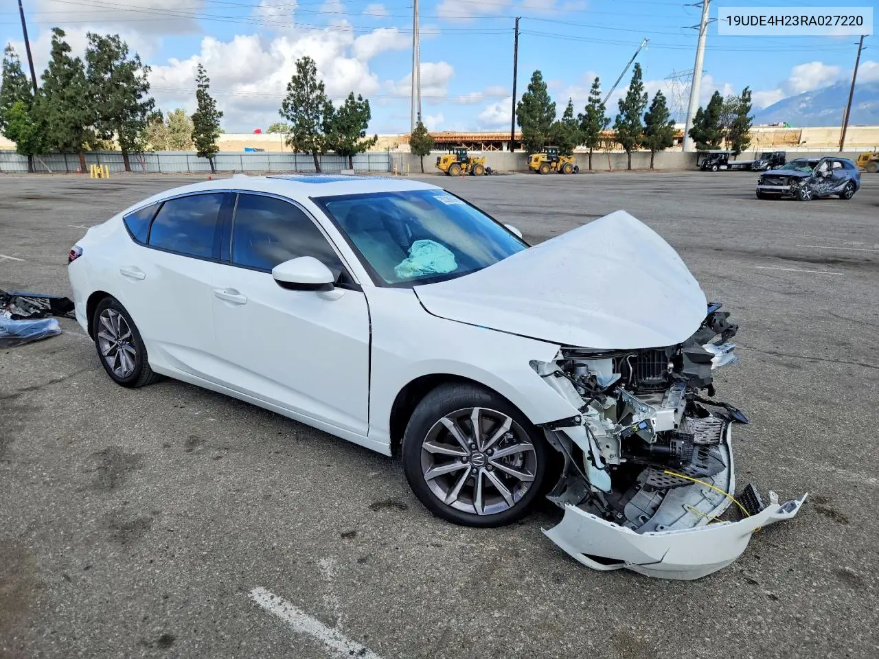 2024 Acura Integra VIN: 19UDE4H23RA027220 Lot: 55286896