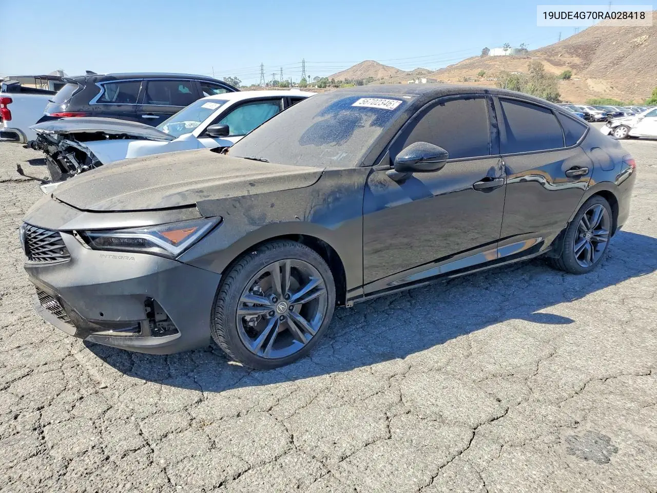 2024 Acura Integra A-Spec Tech VIN: 19UDE4G70RA028418 Lot: 56702346