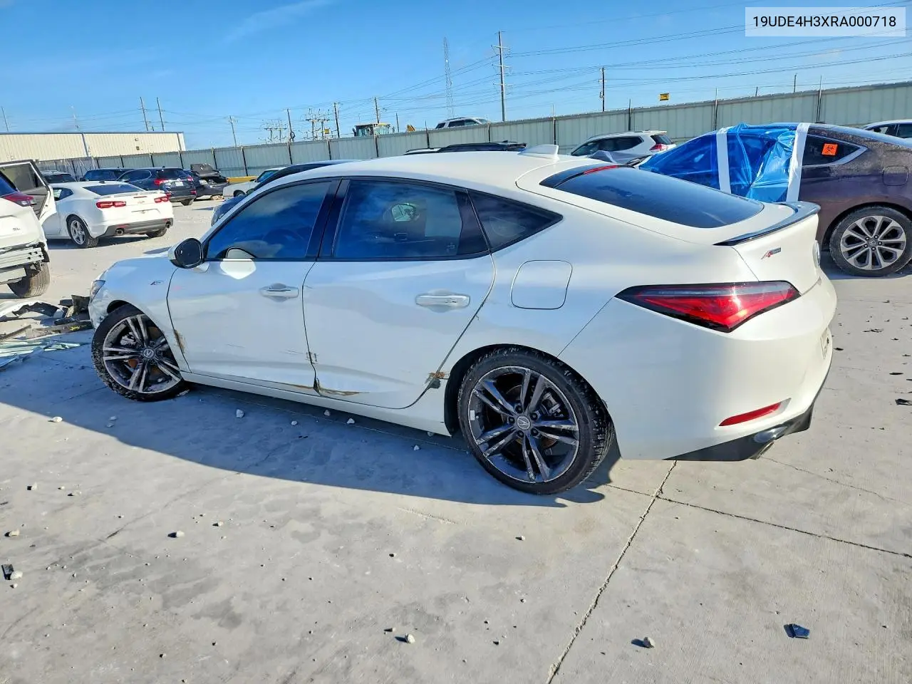 2024 Acura Integra A-Spec VIN: 19UDE4H3XRA000718 Lot: 56738286