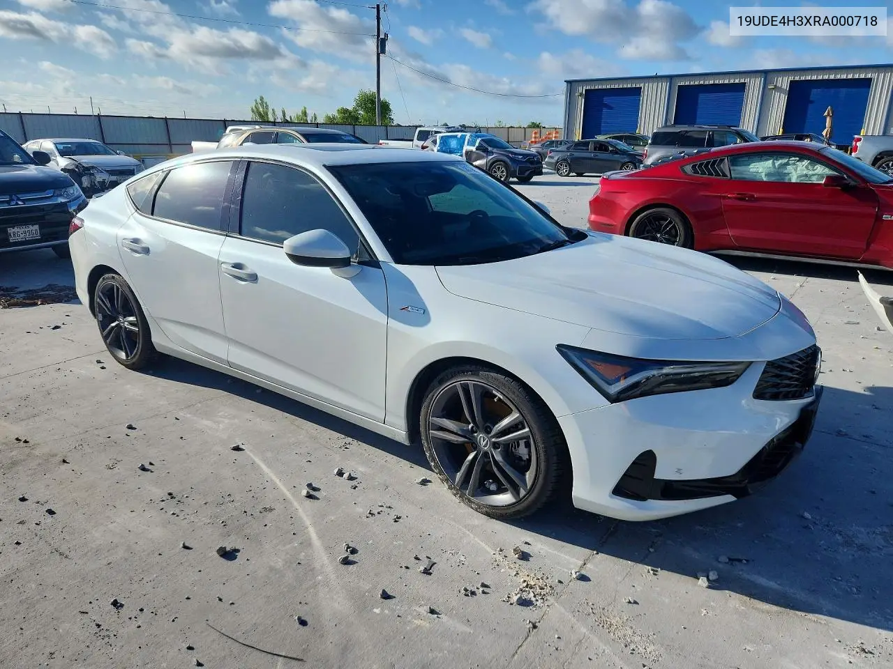 2024 Acura Integra A-Spec VIN: 19UDE4H3XRA000718 Lot: 56738286
