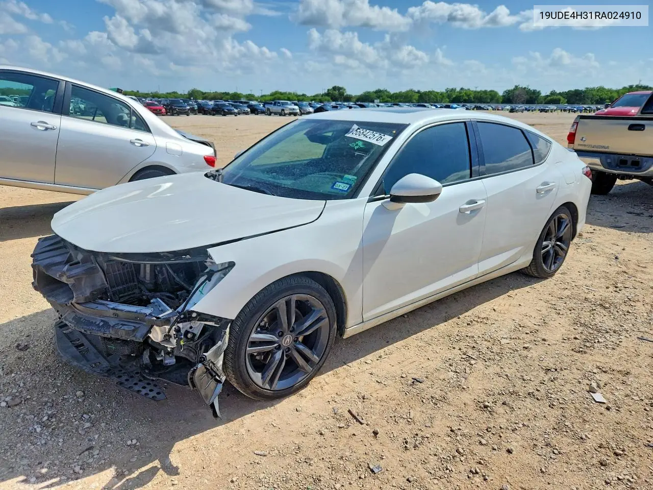 2024 Acura Integra A-Spec VIN: 19UDE4H31RA024910 Lot: 56842576