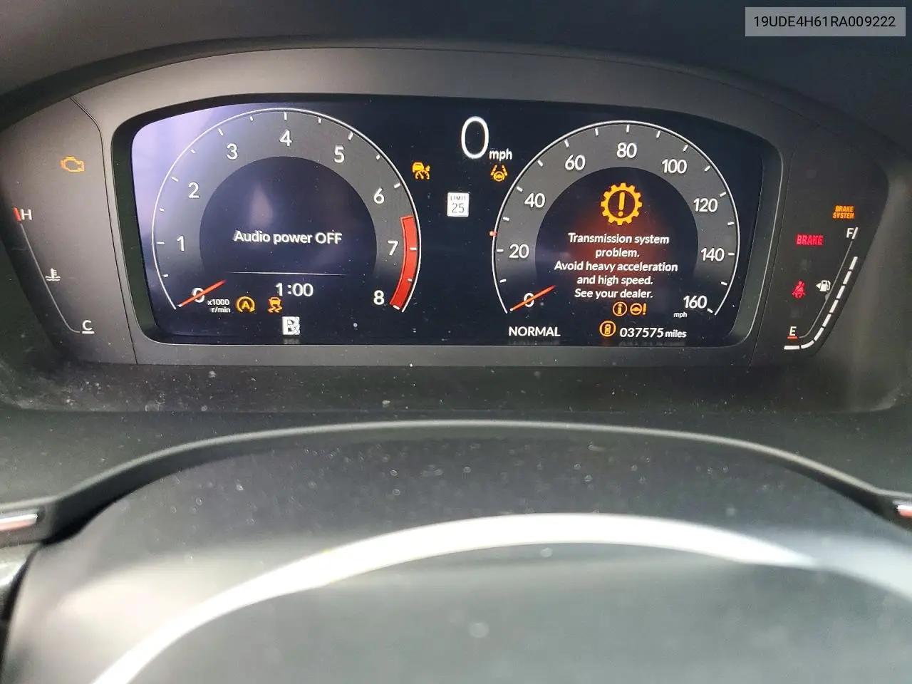 2024 Acura Integra A-Spec Tech VIN: 19UDE4H61RA009222 Lot: 56966806