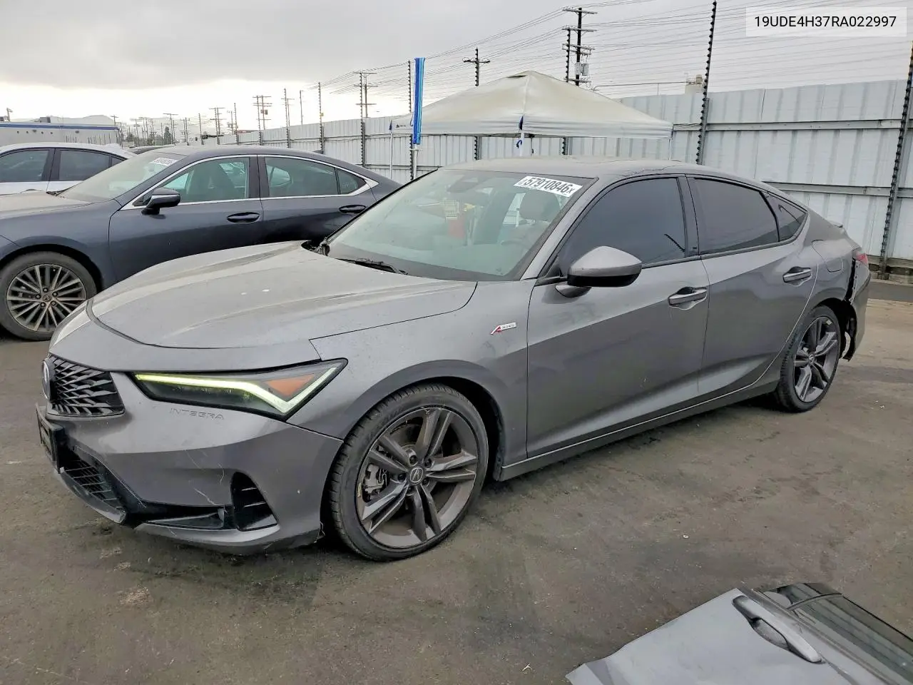 2024 Acura Integra A-Spec VIN: 19UDE4H37RA022997 Lot: 57910846