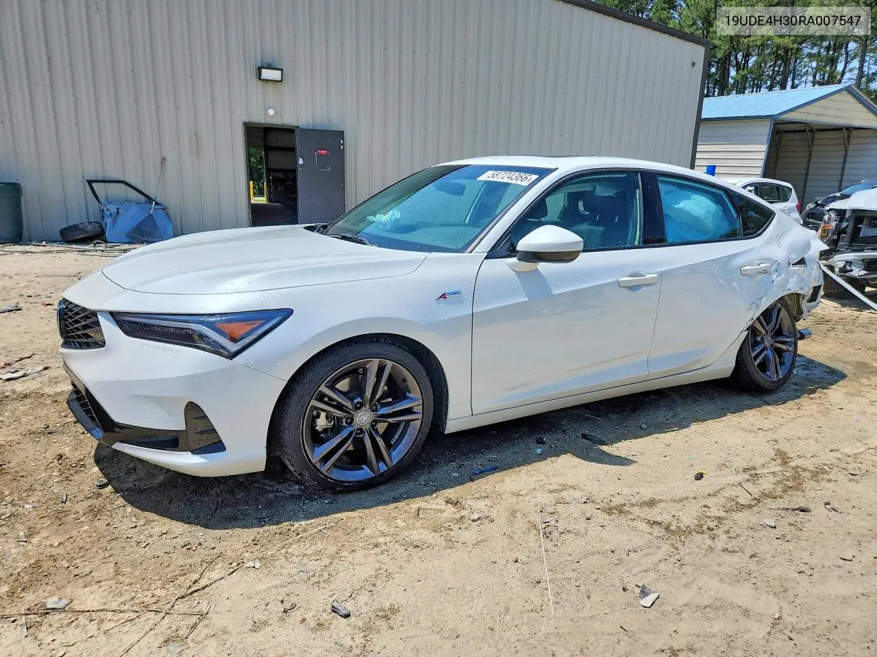 2024 Acura Integra A-Spec VIN: 19UDE4H30RA007547 Lot: 58724366