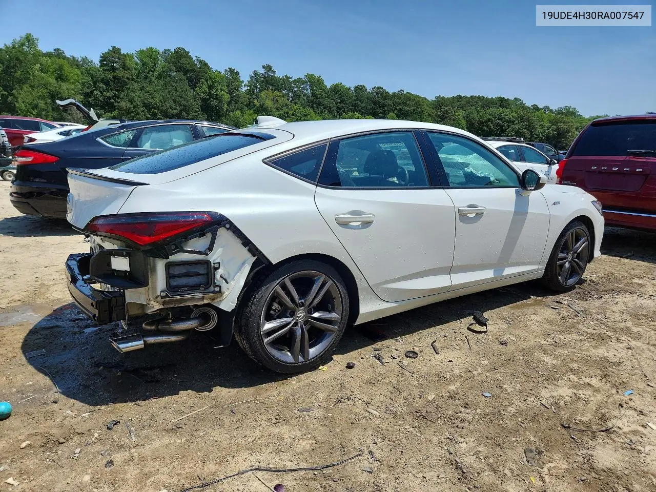 2024 Acura Integra A-Spec VIN: 19UDE4H30RA007547 Lot: 58724366