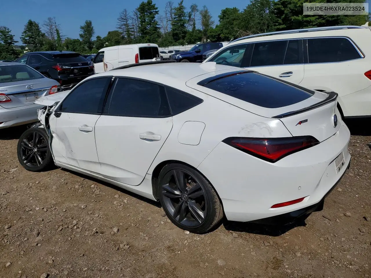 2024 Acura Integra A-Spec Tech VIN: 19UDE4H6XRA023524 Lot: 61075926