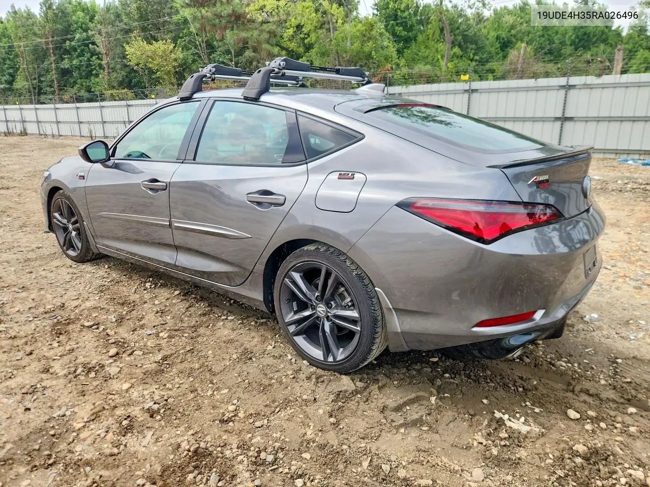 2024 Acura Integra VIN: 19UDE4H35RA026496 Lot: 61757026