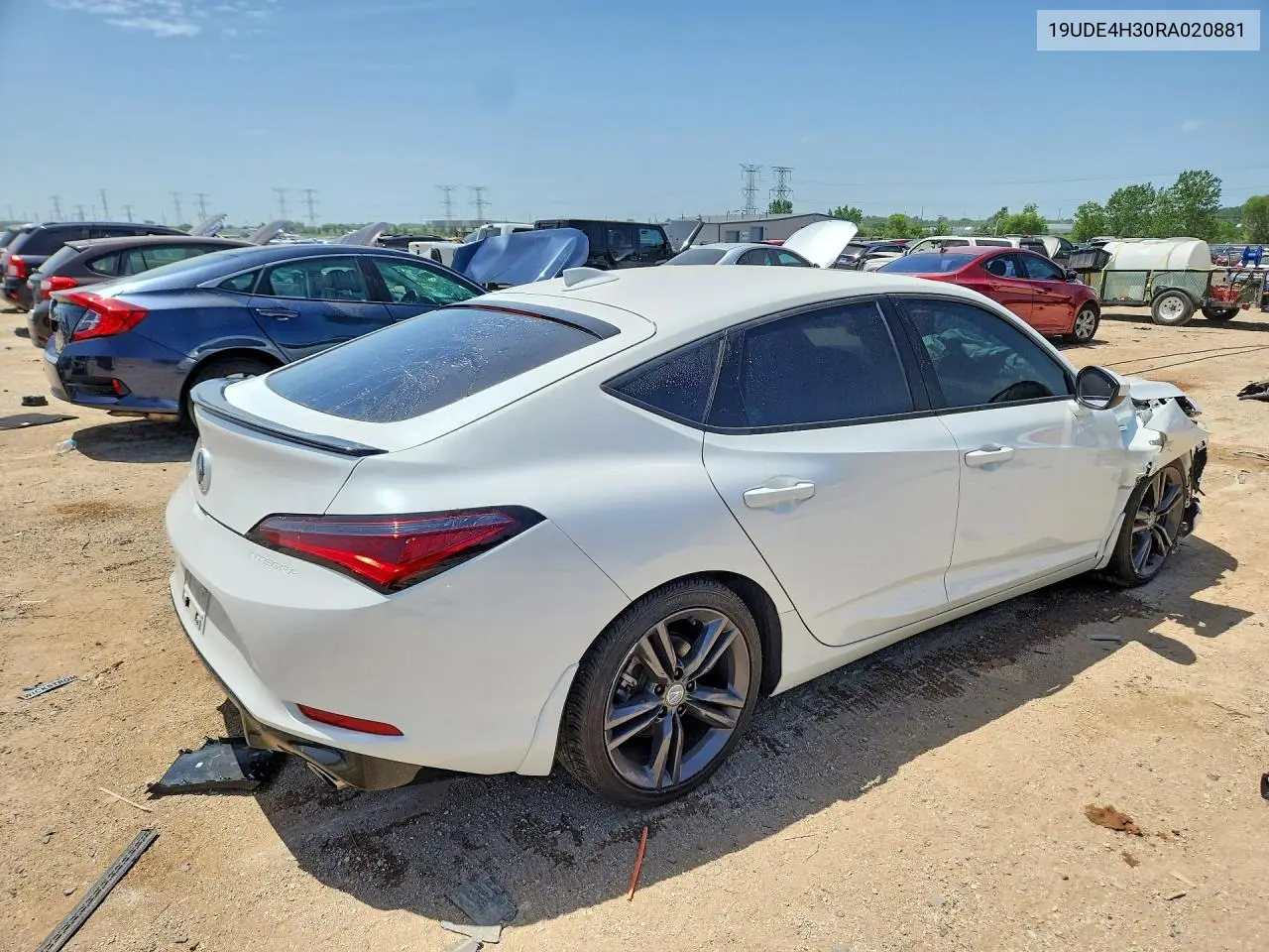 2024 Acura Integra A-Spec VIN: 19UDE4H30RA020881 Lot: 79134035