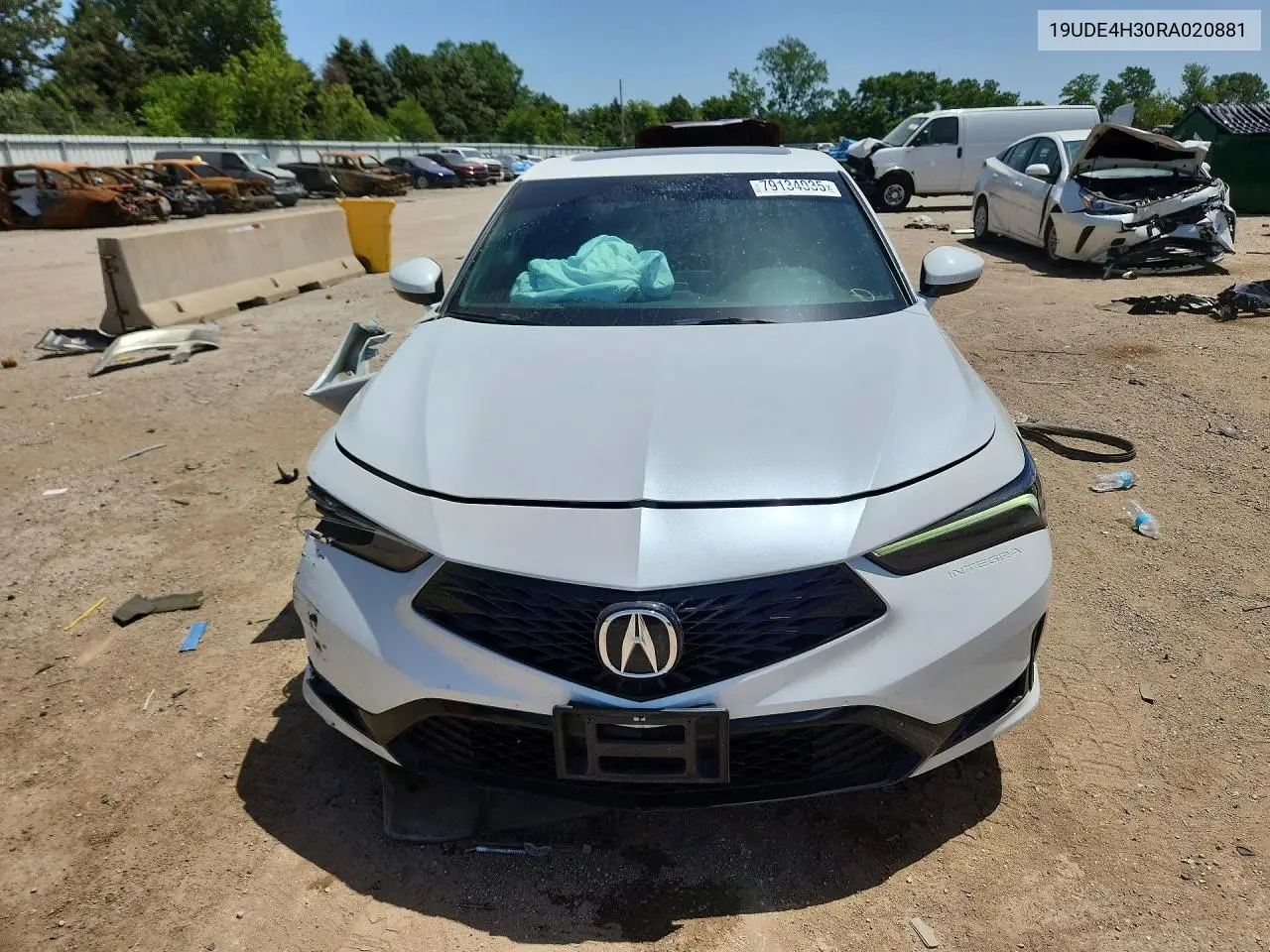 2024 Acura Integra A-Spec VIN: 19UDE4H30RA020881 Lot: 79134035