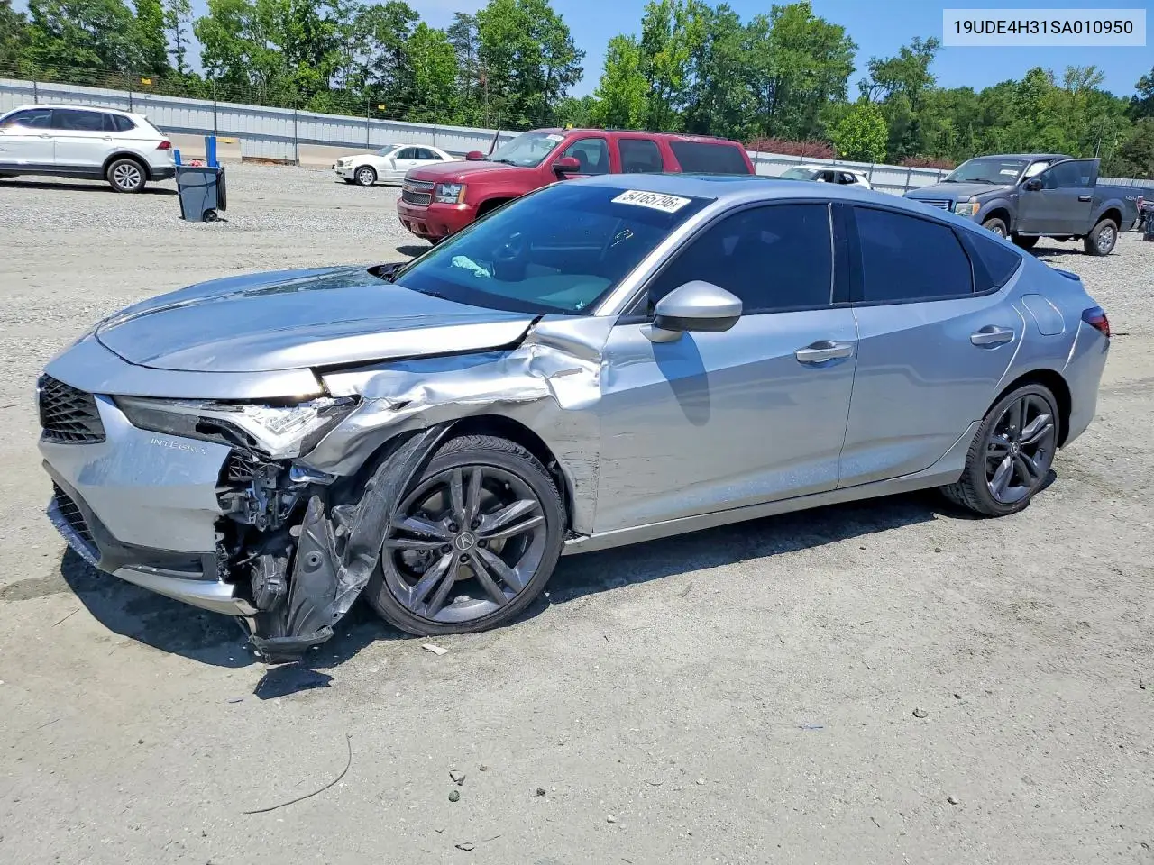 2025 Acura Integra A-Spec VIN: 19UDE4H31SA010950 Lot: 54165796