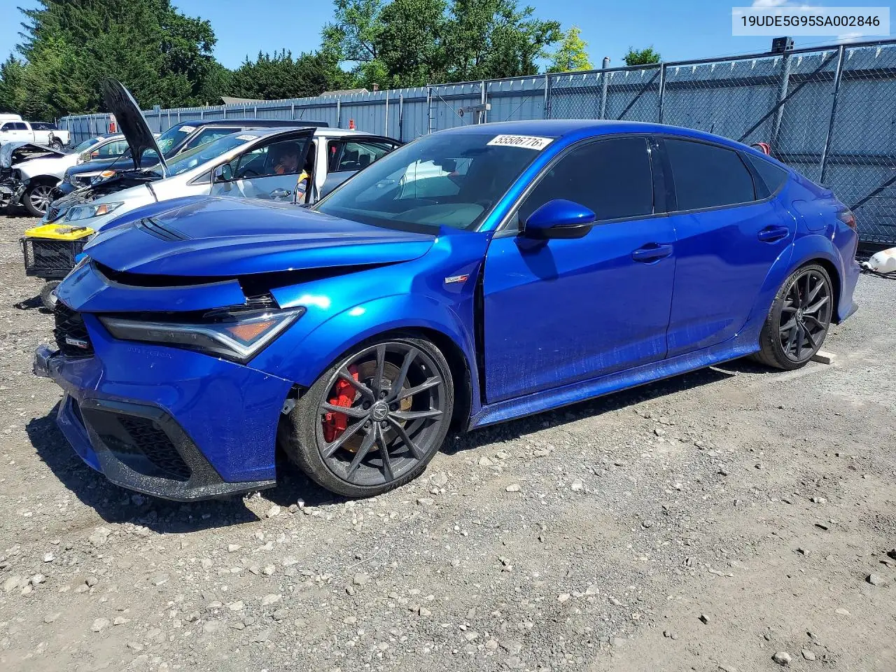 2025 Acura Integra Type S VIN: 19UDE5G95SA002846 Lot: 55506776