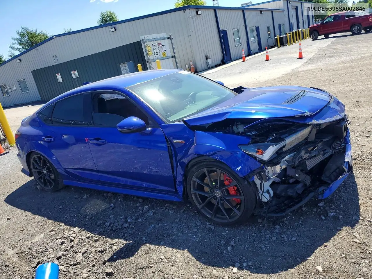2025 Acura Integra Type S VIN: 19UDE5G95SA002846 Lot: 55506776