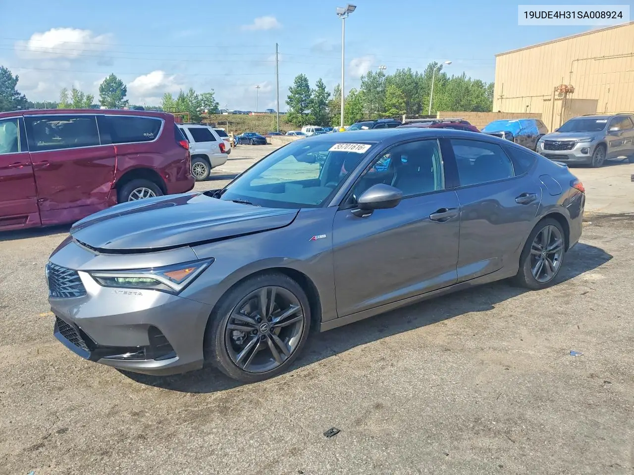 2025 Acura Integra A-Spec VIN: 19UDE4H31SA008924 Lot: 55701616