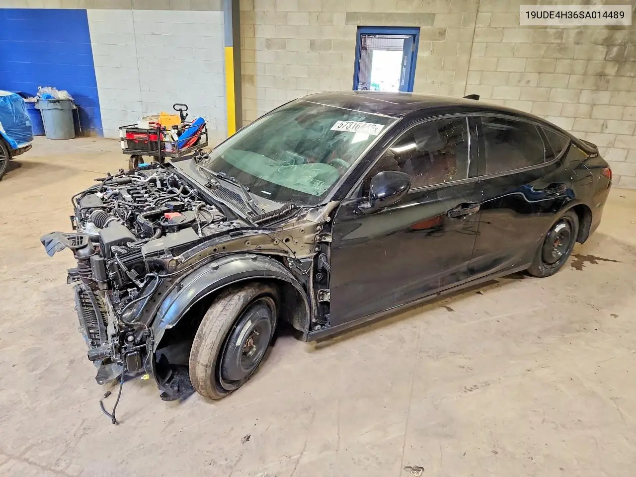 2025 Acura Integra A-Spec VIN: 19UDE4H36SA014489 Lot: 57316446