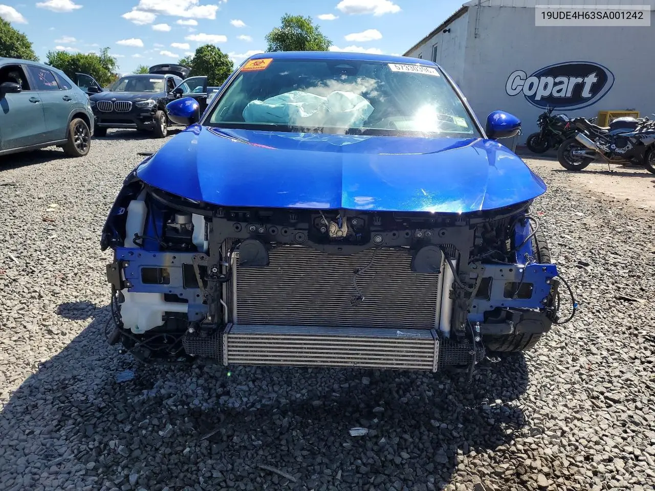 2025 Acura Integra A-Spec Tech VIN: 19UDE4H63SA001242 Lot: 57330396