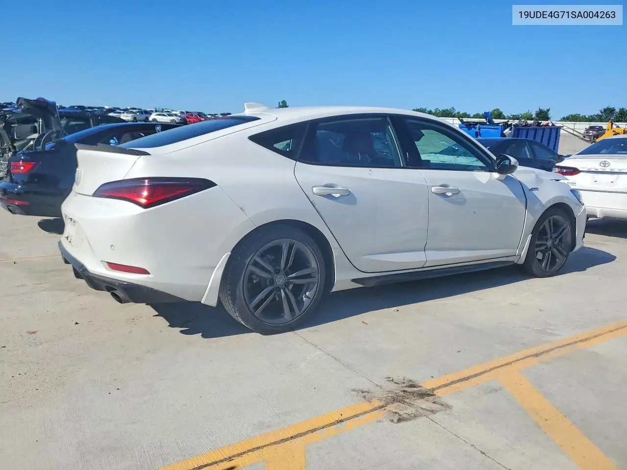 2025 Acura Integra A-Spec Tech VIN: 19UDE4G71SA004263 Lot: 58520086