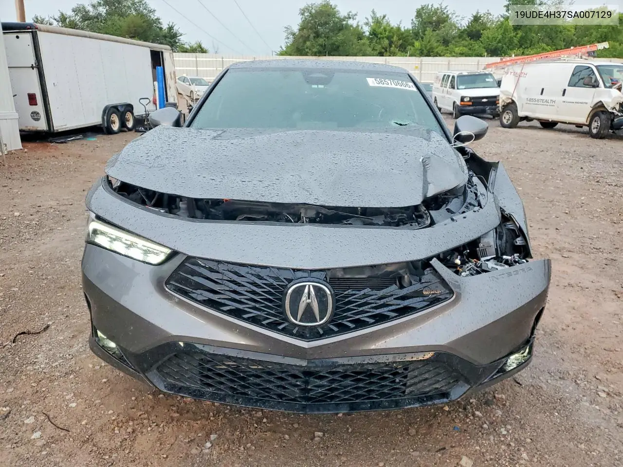 2025 Acura Integra A-Spec VIN: 19UDE4H37SA007129 Lot: 58570666