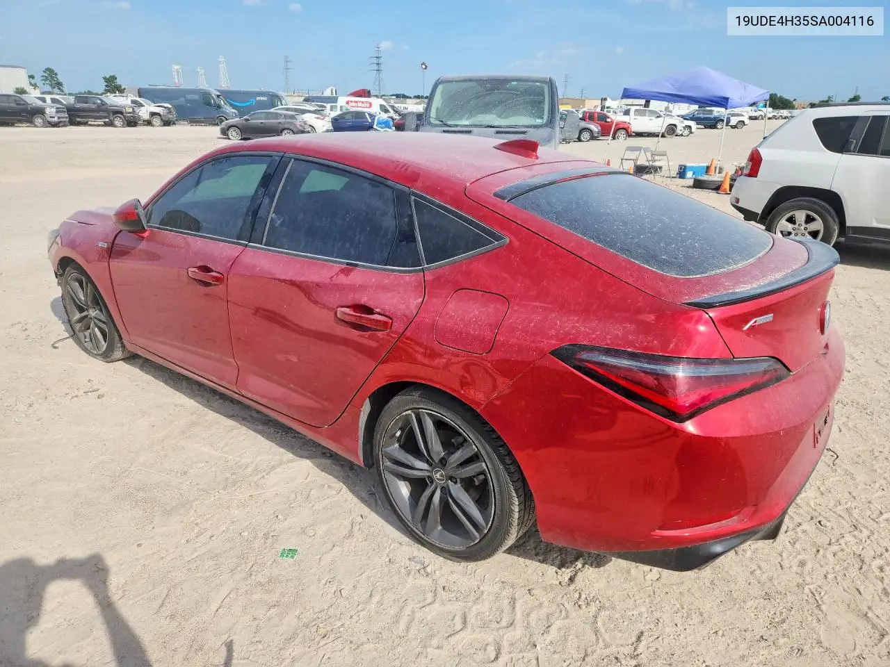 2025 Acura Integra A-Spec VIN: 19UDE4H35SA004116 Lot: 59627356