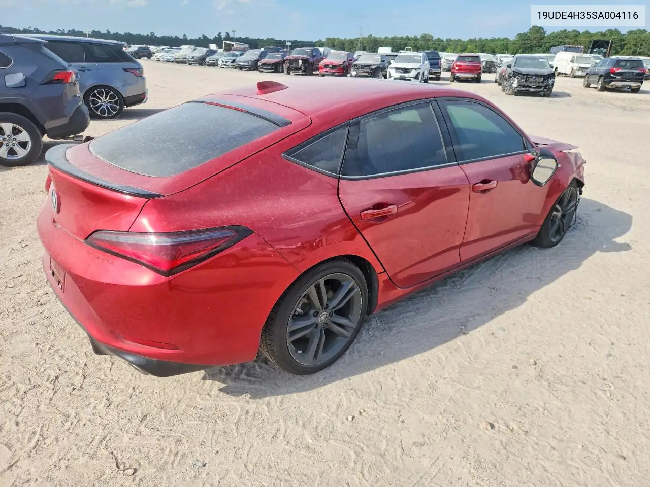 2025 Acura Integra A-Spec VIN: 19UDE4H35SA004116 Lot: 59627356