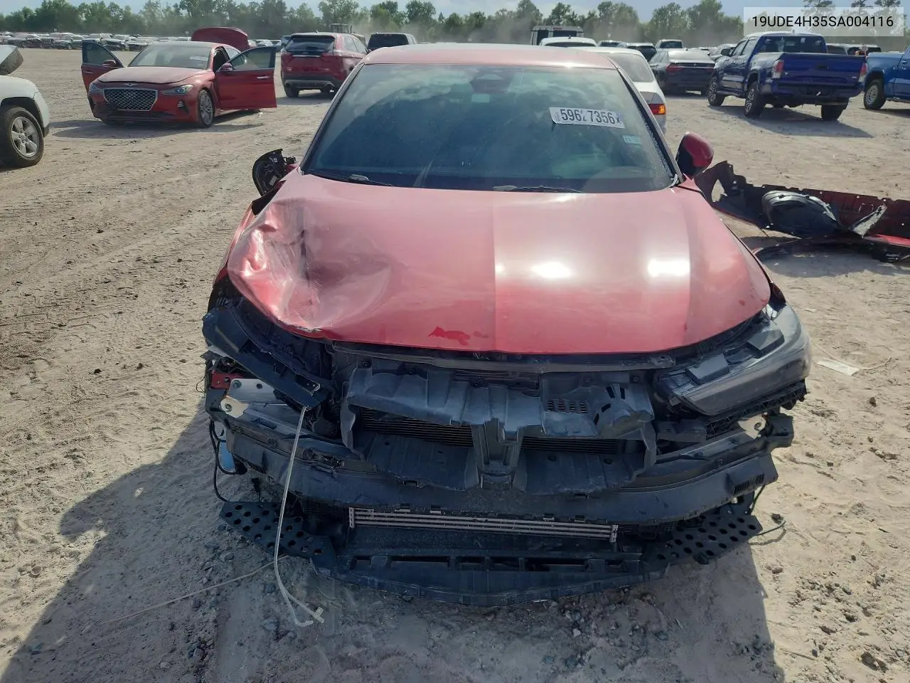 2025 Acura Integra A-Spec VIN: 19UDE4H35SA004116 Lot: 59627356