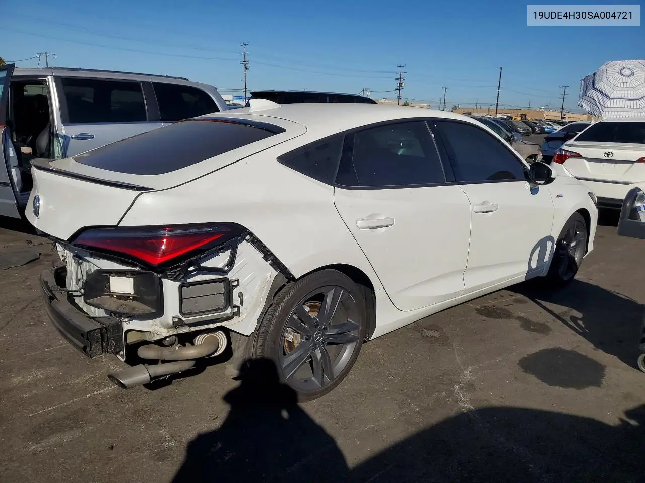2025 Acura Integra A-Spec VIN: 19UDE4H30SA004721 Lot: 59742746