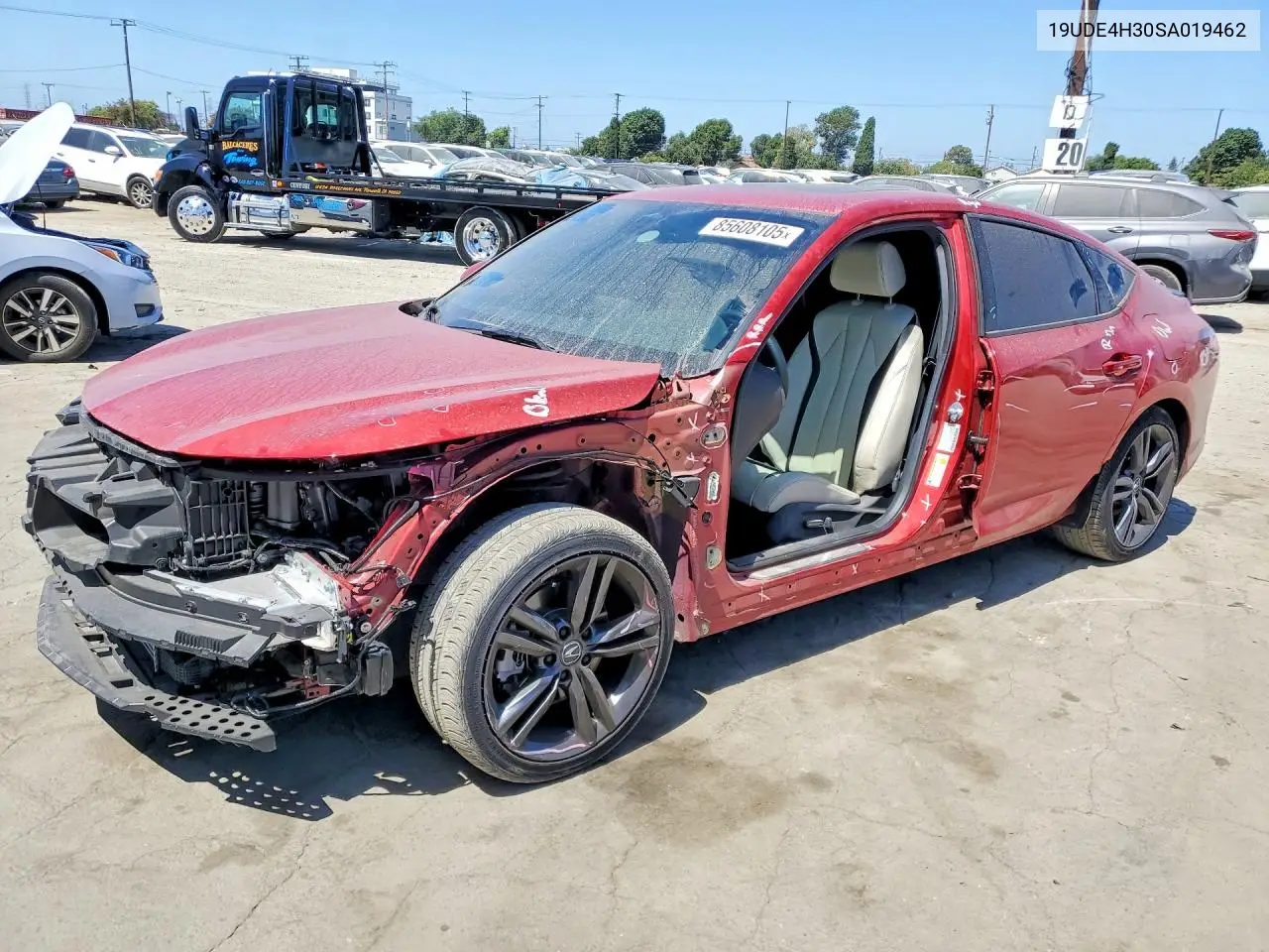 2025 Acura Integra A-Spec VIN: 19UDE4H30SA019462 Lot: 85608105