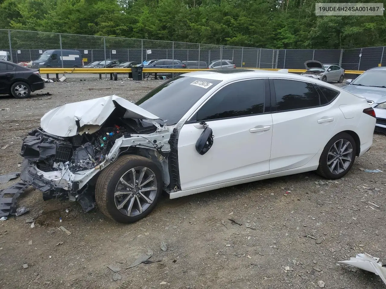 2025 Acura Integra VIN: 19UDE4H24SA001487 Lot: 85773475