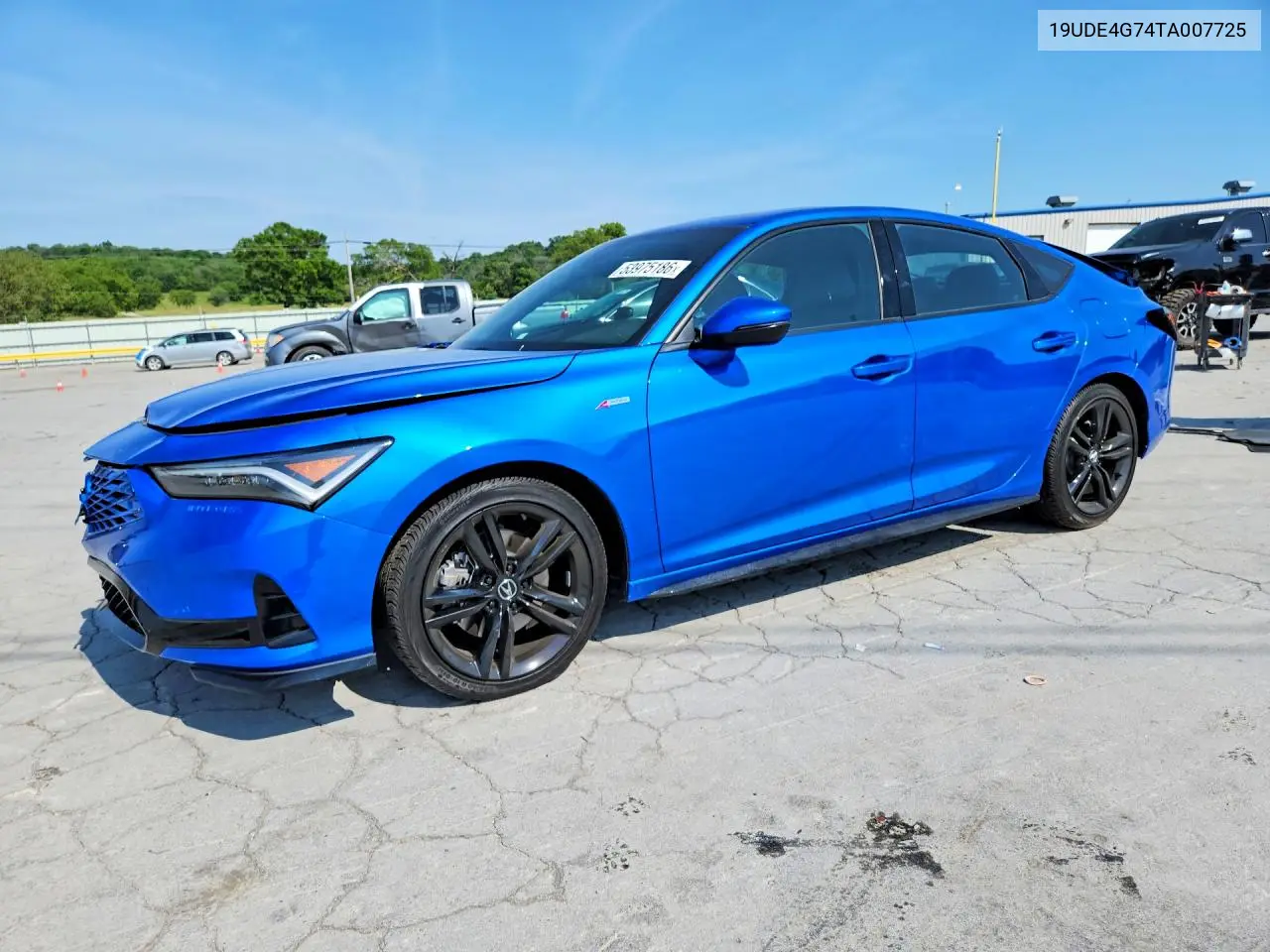 2026 Acura Integra A-Spec Tech VIN: 19UDE4G74TA007725 Lot: 53975186