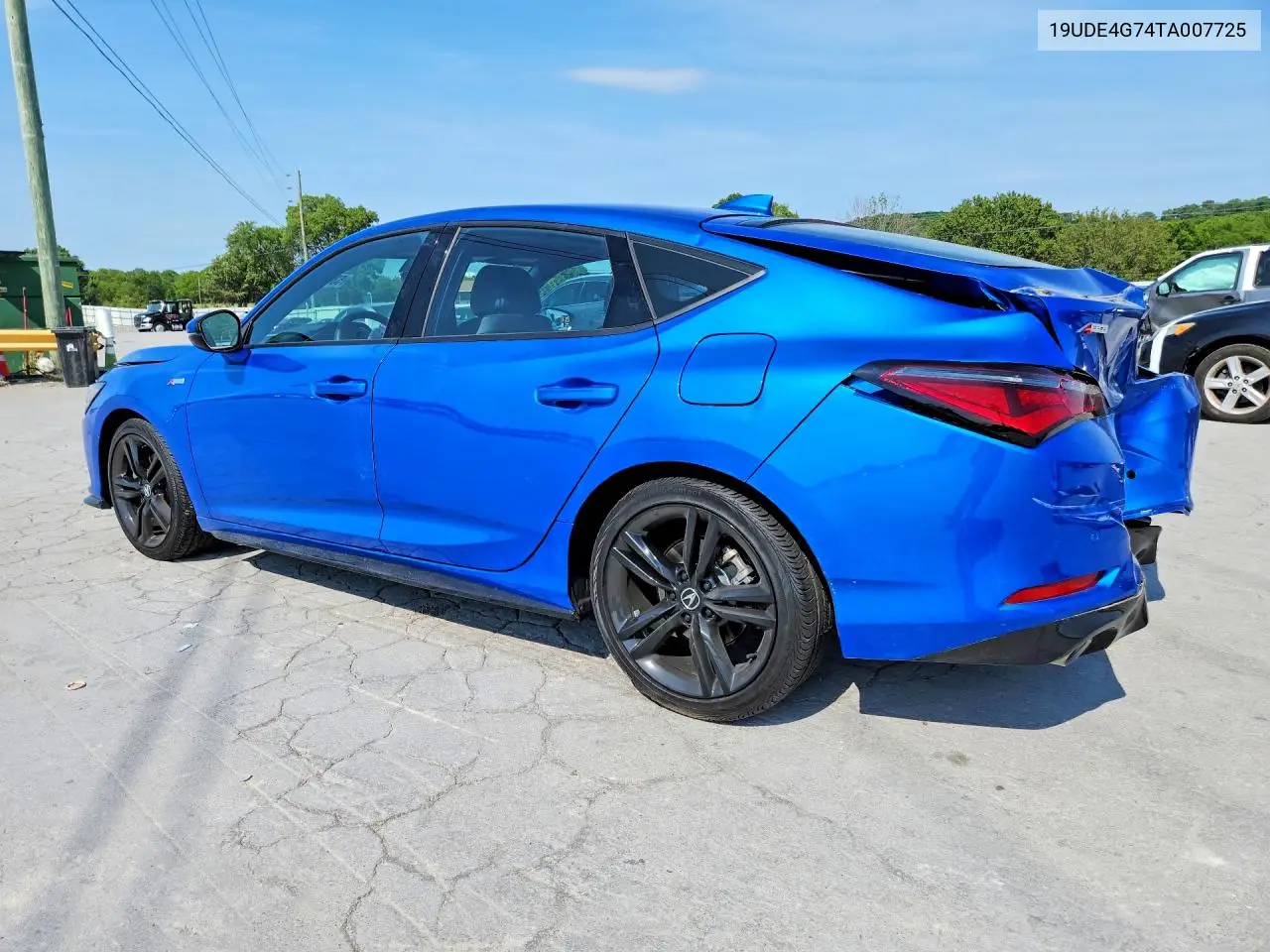 2026 Acura Integra A-Spec Tech VIN: 19UDE4G74TA007725 Lot: 53975186