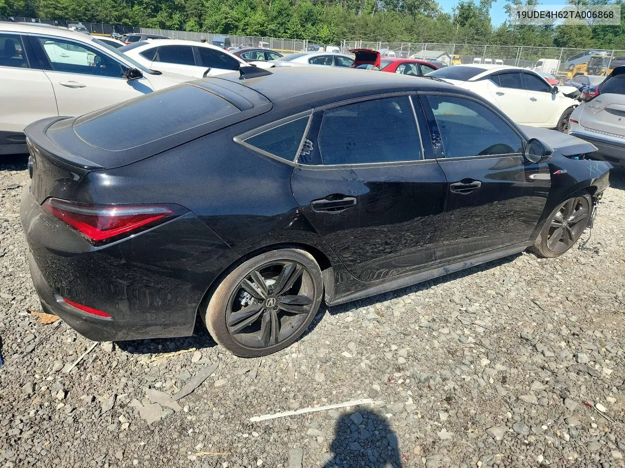 2026 Acura Integra A-Spec Tech VIN: 19UDE4H62TA006868 Lot: 55270196