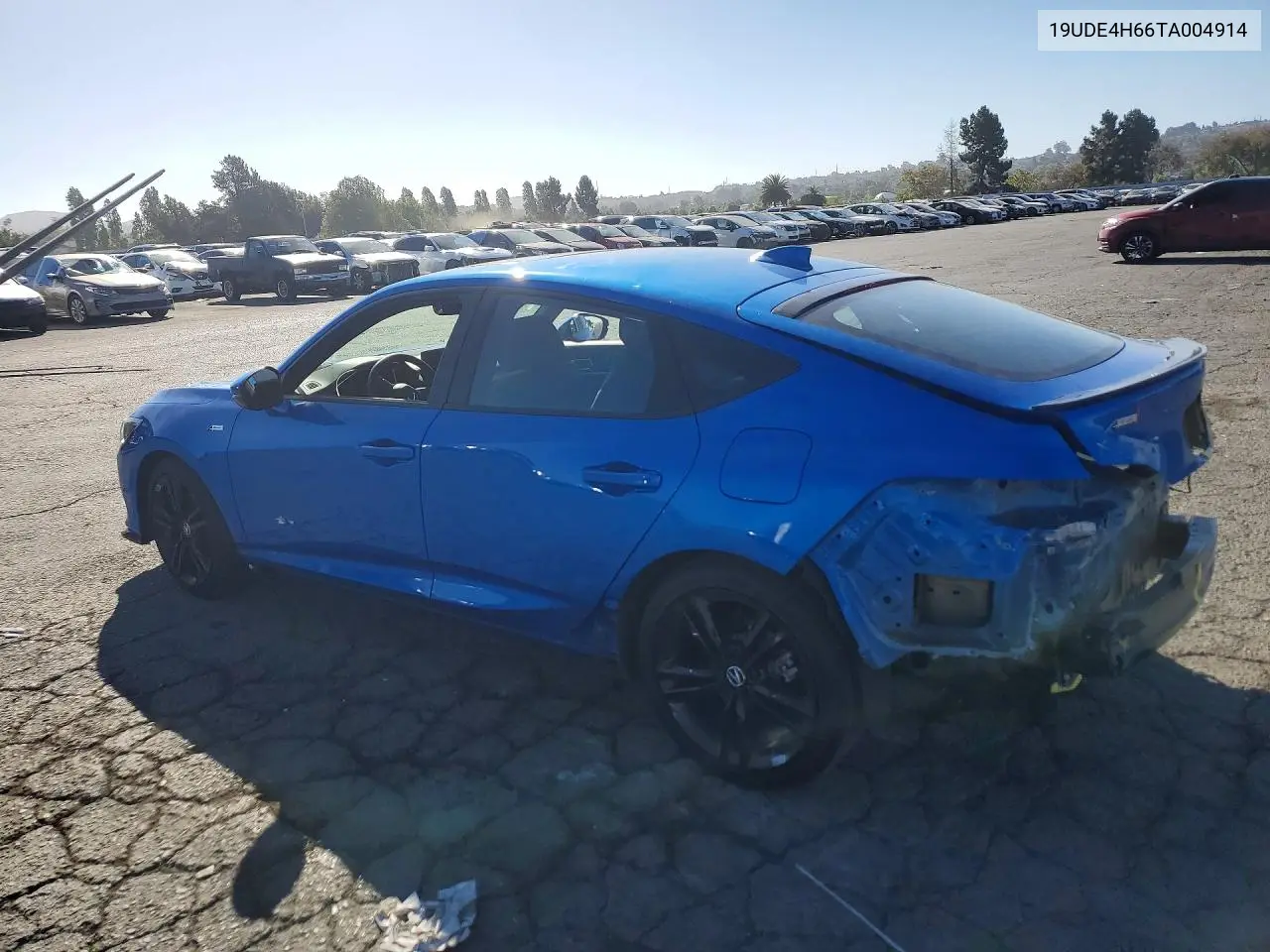 2026 Acura Integra A-Spec Tech VIN: 19UDE4H66TA004914 Lot: 60987536