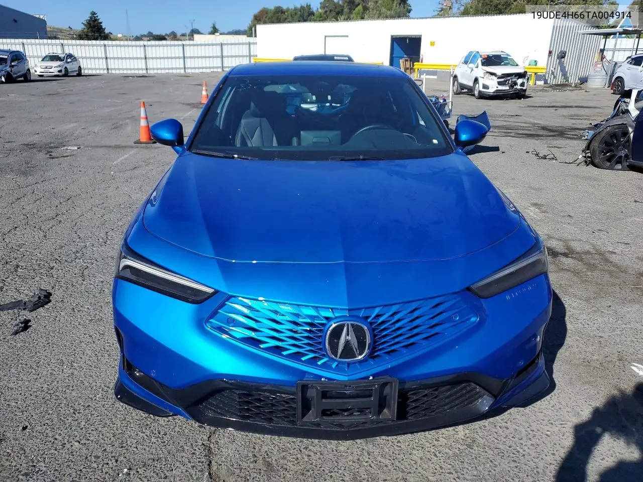 2026 Acura Integra A-Spec Tech VIN: 19UDE4H66TA004914 Lot: 60987536