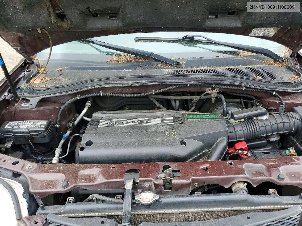 2001 Acura Mdx Touring VIN: 2HNYD18691H000091 Lot: 48547226