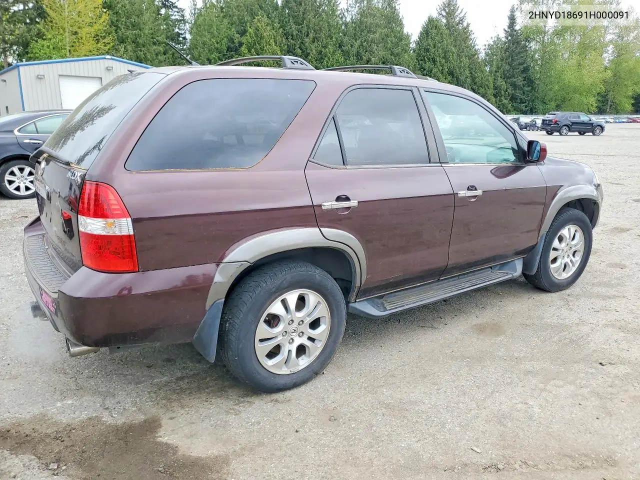 2001 Acura Mdx Touring VIN: 2HNYD18691H000091 Lot: 48547226