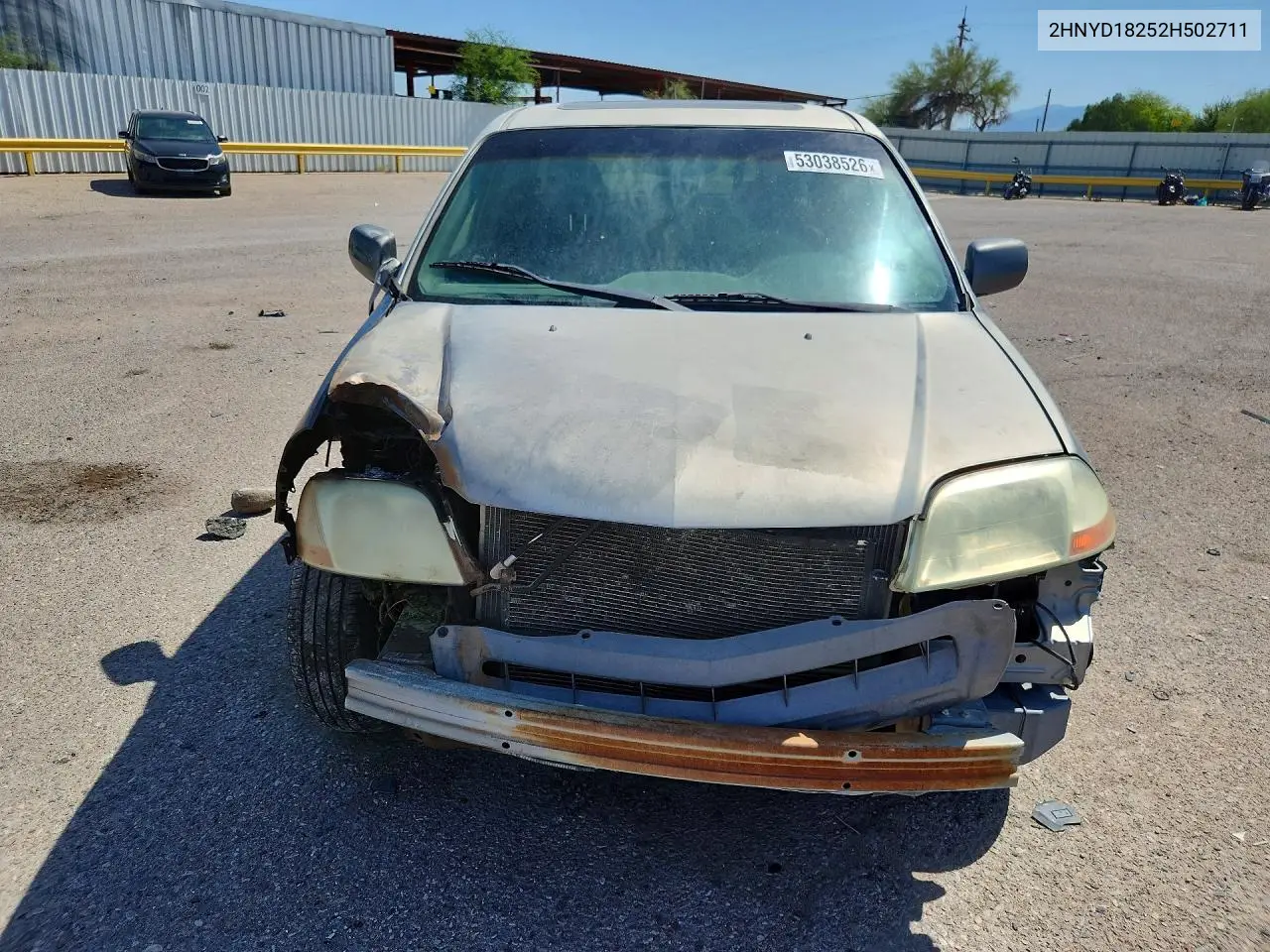 2002 Acura Mdx VIN: 2HNYD18252H502711 Lot: 53038526