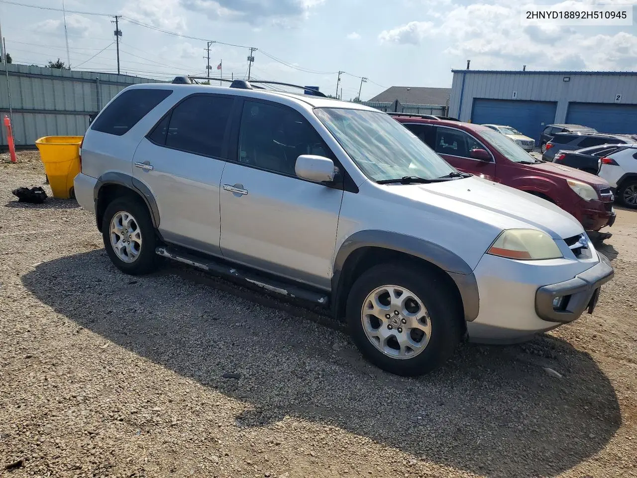 2002 Acura Mdx Touring VIN: 2HNYD18892H510945 Lot: 60212586