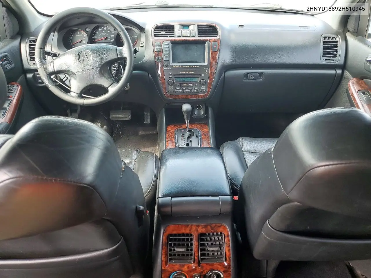 2002 Acura Mdx Touring VIN: 2HNYD18892H510945 Lot: 60212586