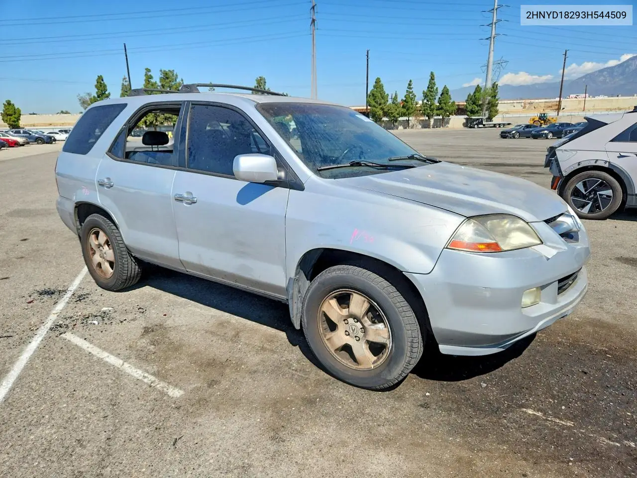 2003 Acura Mdx VIN: 2HNYD18293H544509 Lot: 61047496