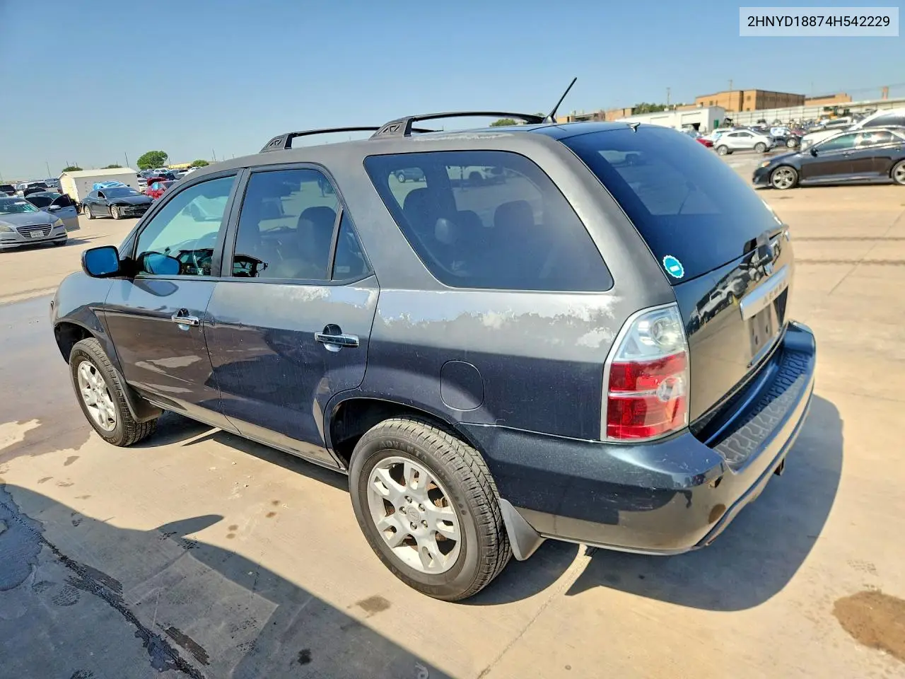 2004 Acura Mdx Touring VIN: 2HNYD18874H542229 Lot: 62148066