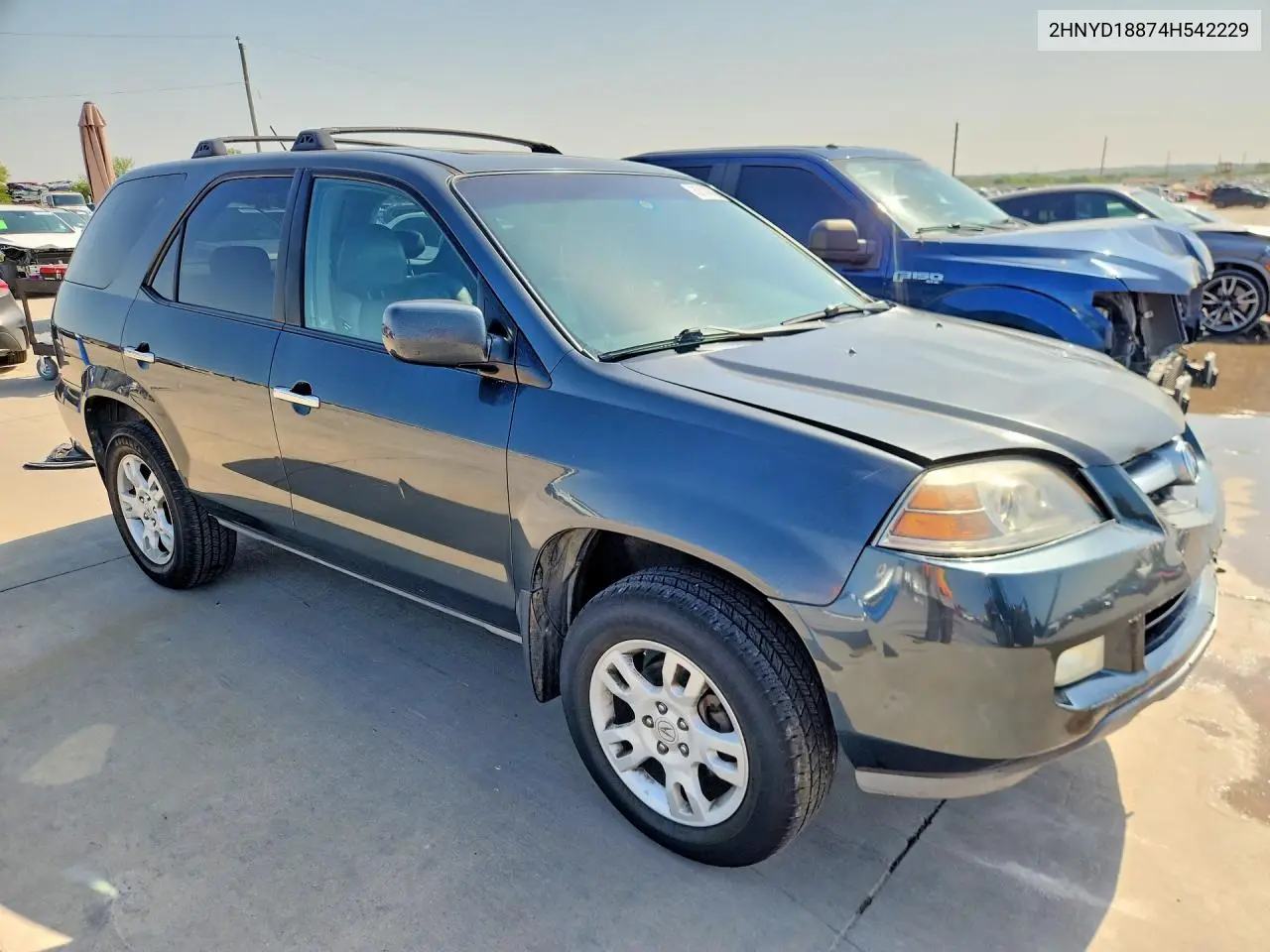 2004 Acura Mdx Touring VIN: 2HNYD18874H542229 Lot: 62148066
