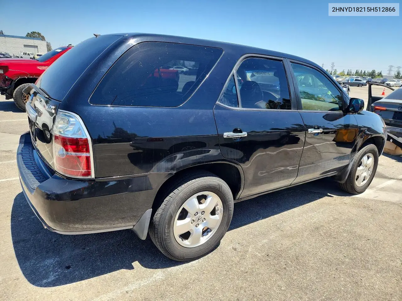 2005 Acura Mdx VIN: 2HNYD18215H512866 Lot: 57869406