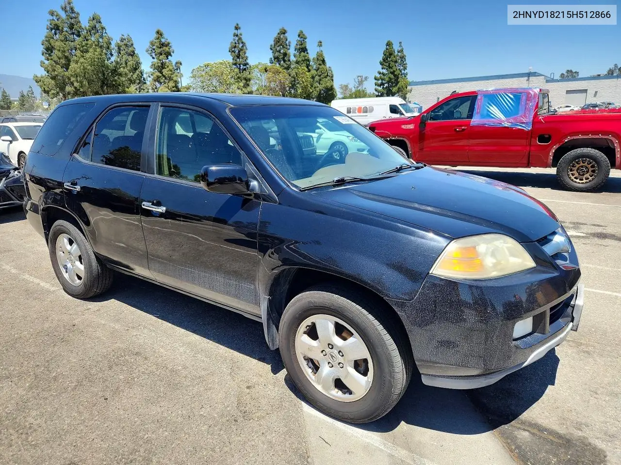 2005 Acura Mdx VIN: 2HNYD18215H512866 Lot: 57869406