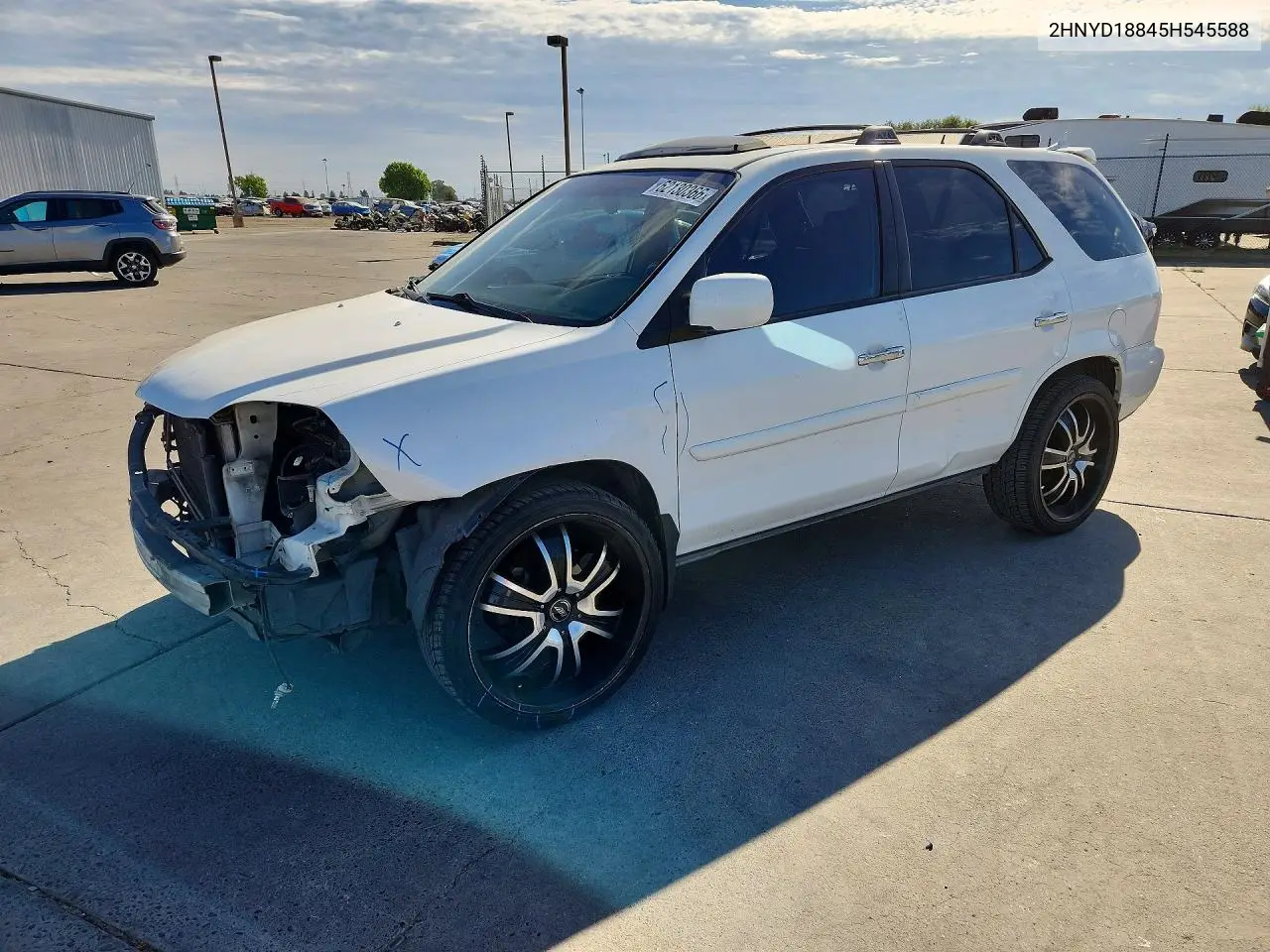 2005 Acura Mdx Touring VIN: 2HNYD18845H545588 Lot: 62130366