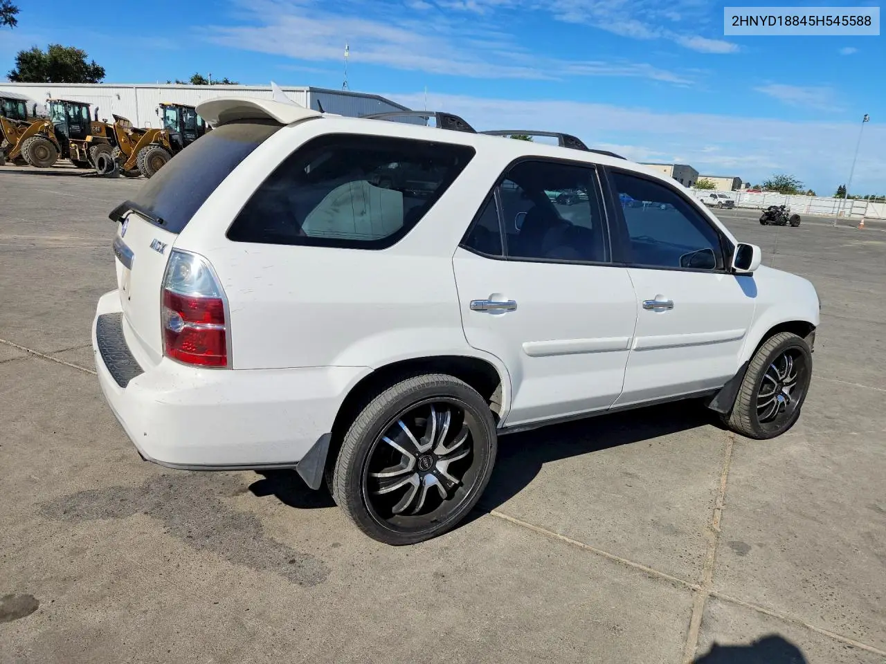 2005 Acura Mdx Touring VIN: 2HNYD18845H545588 Lot: 62130366